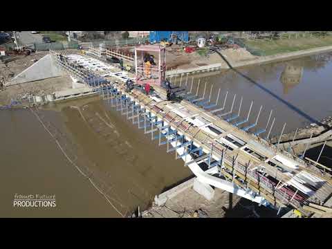 Pasarela Gelu - Crizantemelor | Stadiu lucrări 16.02.2024