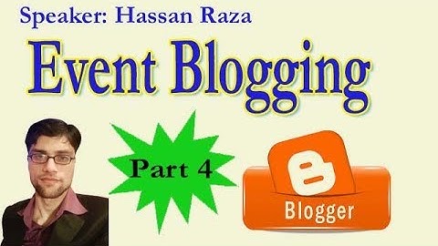 Create an Event Blog | Event Blogging Part 4