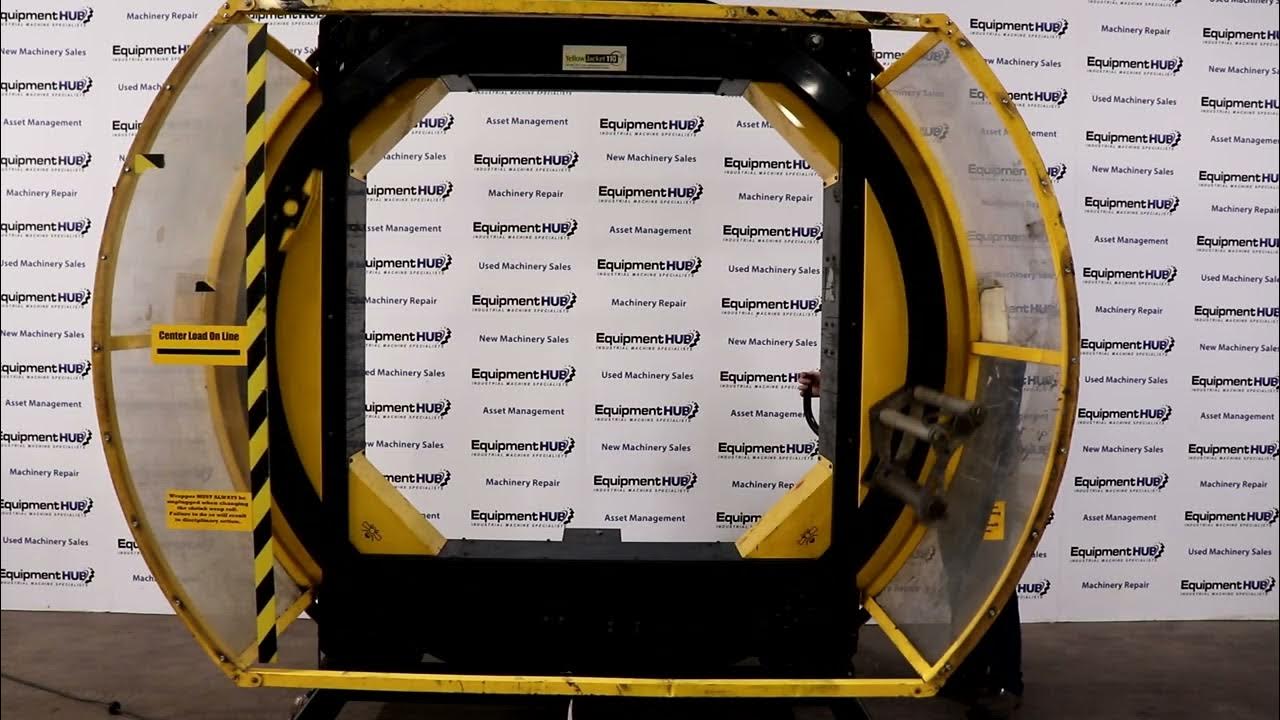 Yellow Jacket 110 87" Manual Orbital Stretch Wrapper YouTube