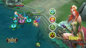 Hero Ability Showcase : Fleur | Heroes Evolved