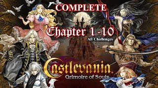 COMPLETE Gameplay & Challenges Chapter 1 to 10 - Castlevania: Grimoire of Souls