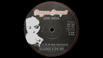 John Rocca - I Want It To Be Real  (Instrumental)