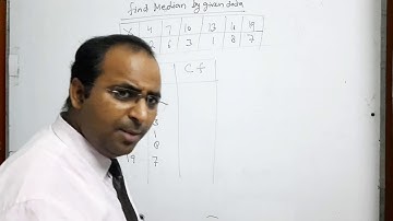 Median/maths/Statistics/J. N. S. Education