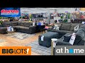 COSTCO AT HOME BIG LOTS FURNITURE SOFAS ARMCHAIRS TABLES SHOP WITH ME SHOPPING STORE WALK THROUGH