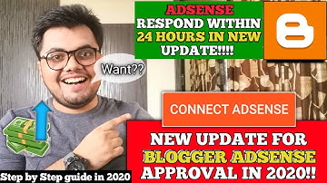 GOOGLE ADSENSE APPROVAL For Blogger blogspot.com Website In New Interface 2020 | COME4TECH