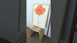 ポスター 北欧 50×70cm Orange Vallmo デンマーク アートポスター 花
