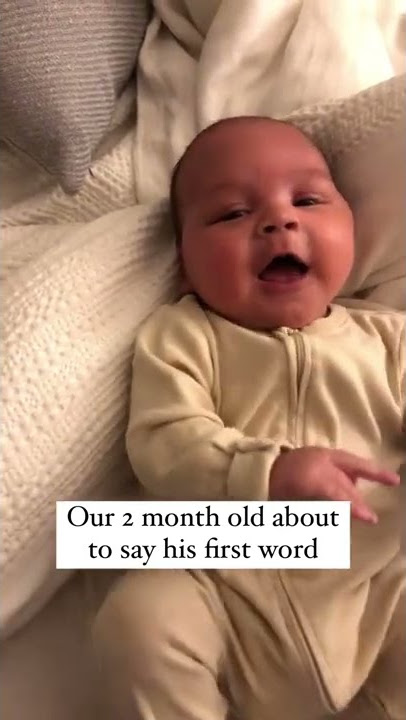 baby first words at 2 months 📽️ marisaneal_