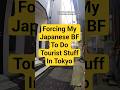 making him pretend he's a tourist in his own country #japanlife