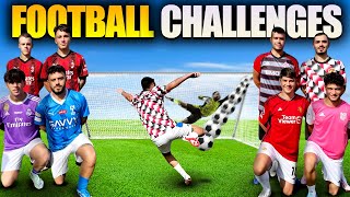 ⚽️ 4 vs 4 FOOTBALL CHALLENGES!!!💥 w/ Elites, Napoli Youtube