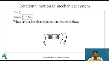Mathematical Modelling of Mechanical Rotational System