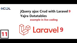 (11) jQuery Datatable in Laravel | jQuery ajax Crud with Laravel Datatable