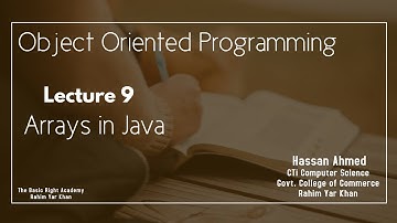 Lecture 9 Arrays in Java in Urdu/Hindi  | Object Oriented Programming | How to Sum Arrays in Java