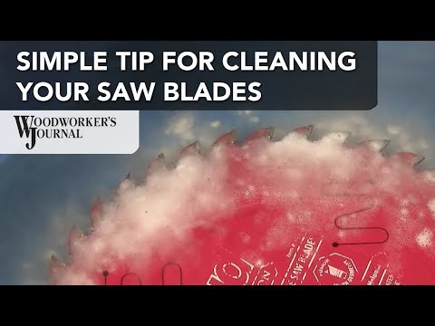 Simple Tip for Cleaning Saw Blades