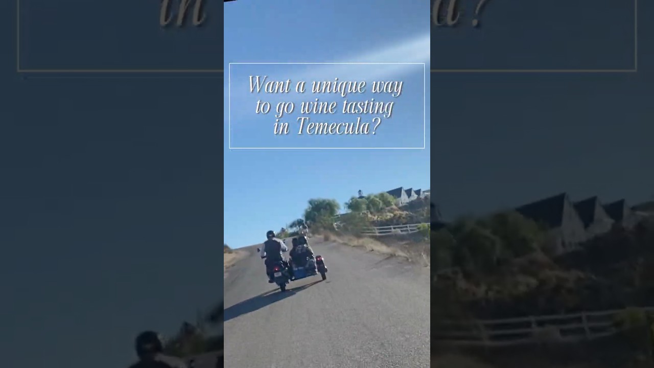 That time I went wine tasting in Temecula a sidecar… 🍷🏍️