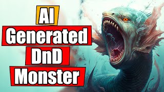 ChatGPT and Midjournery Created DnD Monster - How to Use AI to Generate a Dungeons & Dragons Monster screenshot 1