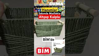 Salonda Şıklık Arayan Hanımlar Için Bime Ahşap Kulplu Hasır Sepet Geliyor I Bim Bu A I