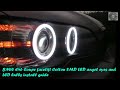 BMW E46 Coupe facelift Cotton SMD LED angel eyes and LED bulbs install guide