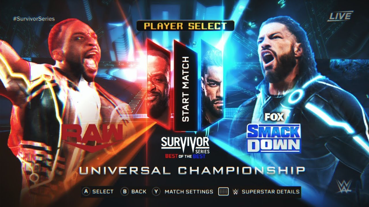COMO HACER UN CUSTOM MATCH CARD DE WWE SURVIVOR SERIES 2021 | WWE ...