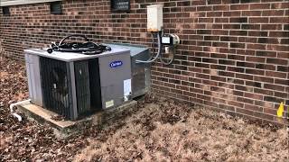 Heat Pump package changed over to Trane Gas Packaged unit