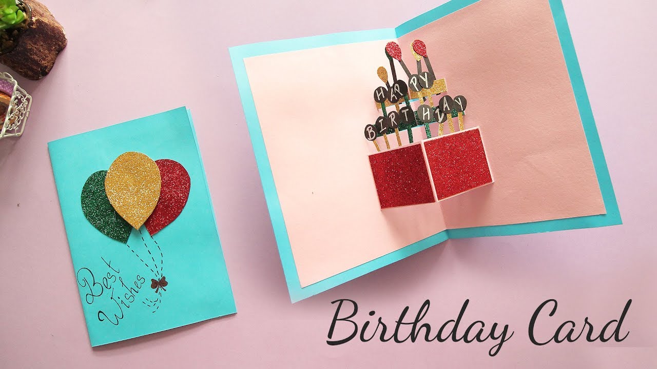 DIY Pop-up Birthday Card | Card Making | Handmade Card - YouTube