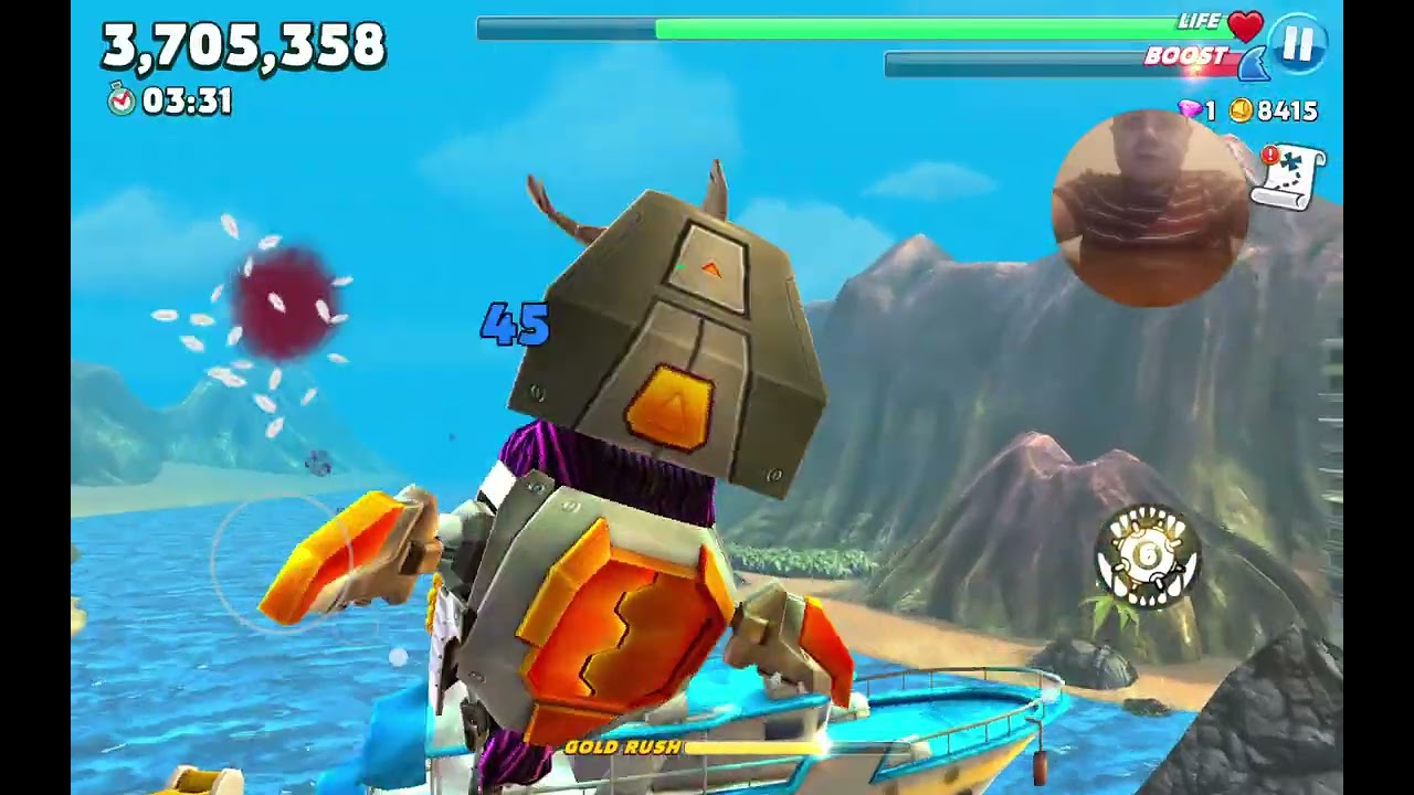 Eliud Moreno game's Hungry Shark World Robo Shark