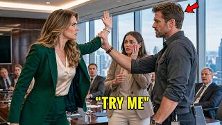 CEO Slapped Her Assistant—The Single Dad Caught Her Hand and Said, “Try Me