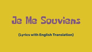 Faudel - Je Me Souviens (english translation)