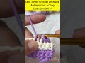 Single Crochet Decrease for Beginners | Easy Crochet Tutorial #Shorts