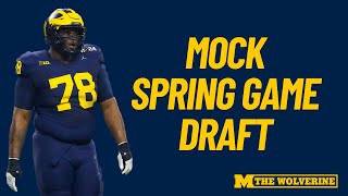 2024 Michigan football spring game mock draft I Team Broome vs. Team Sayfie I #GoBlue