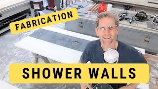 Solid Surface Shower Walls  Panel Fabrication  Part 4