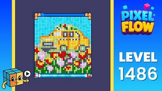Pixel Flow Level 1486 Walkthrough Solution