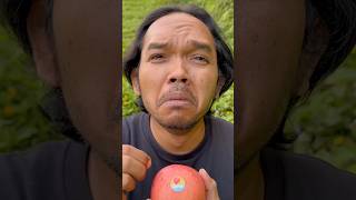 Lifehack skills: Removing apple stickers🍎#camping#lifehack #survival #bushcraft #outdoors