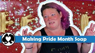 Turning the Lesbian Pride flag into a soap! [CC]