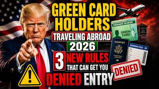 Green Card Holders Traveling Abroad 2026 3 NEW Rules That Can Get You DENIED Entry