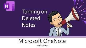OneNote - Turning on Deleted Notes ♻️ 🏄‍♂️