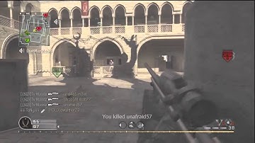 Epic Cod4 No Scope Quad Feed + 720 Shot!