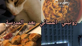 روتيني المسائي بعد المدرسة ✨☘️_ My evening routine after school ?✨