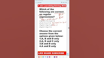 1 Min Learning MCQ Solving #ugcnet2023 #mcq #computerscience