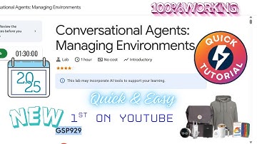 Conversational Agents: Managing Environments || GSP929 || Step By Step #qwiklabs #arcade
