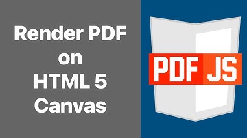 How to render PDF files on HTML 5 Canvas using PDF JS