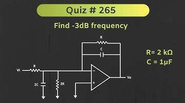 Active Filter (using op-amp) Solved Example | Quiz # 265
