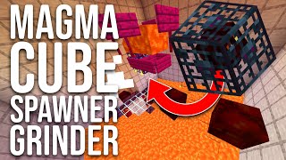 How to Build an Easy Magma Cube Spawner Farm in Minecraft 1.16!