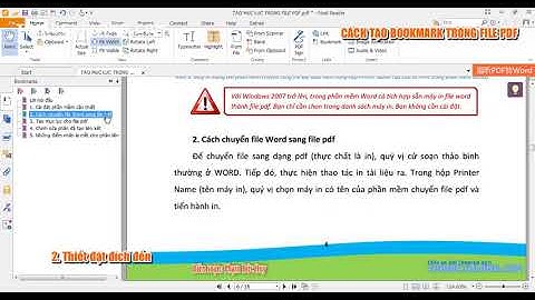 TẠO BOOKMARK TRONG FILE PDF