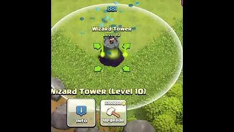 wizard tower upgrade level 1 to max level clash of clans