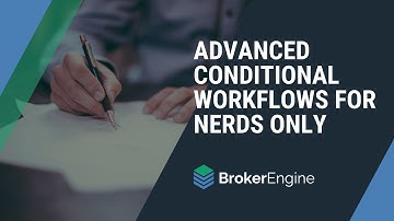 Advanced Conditional Workflows For NERDS ONLY