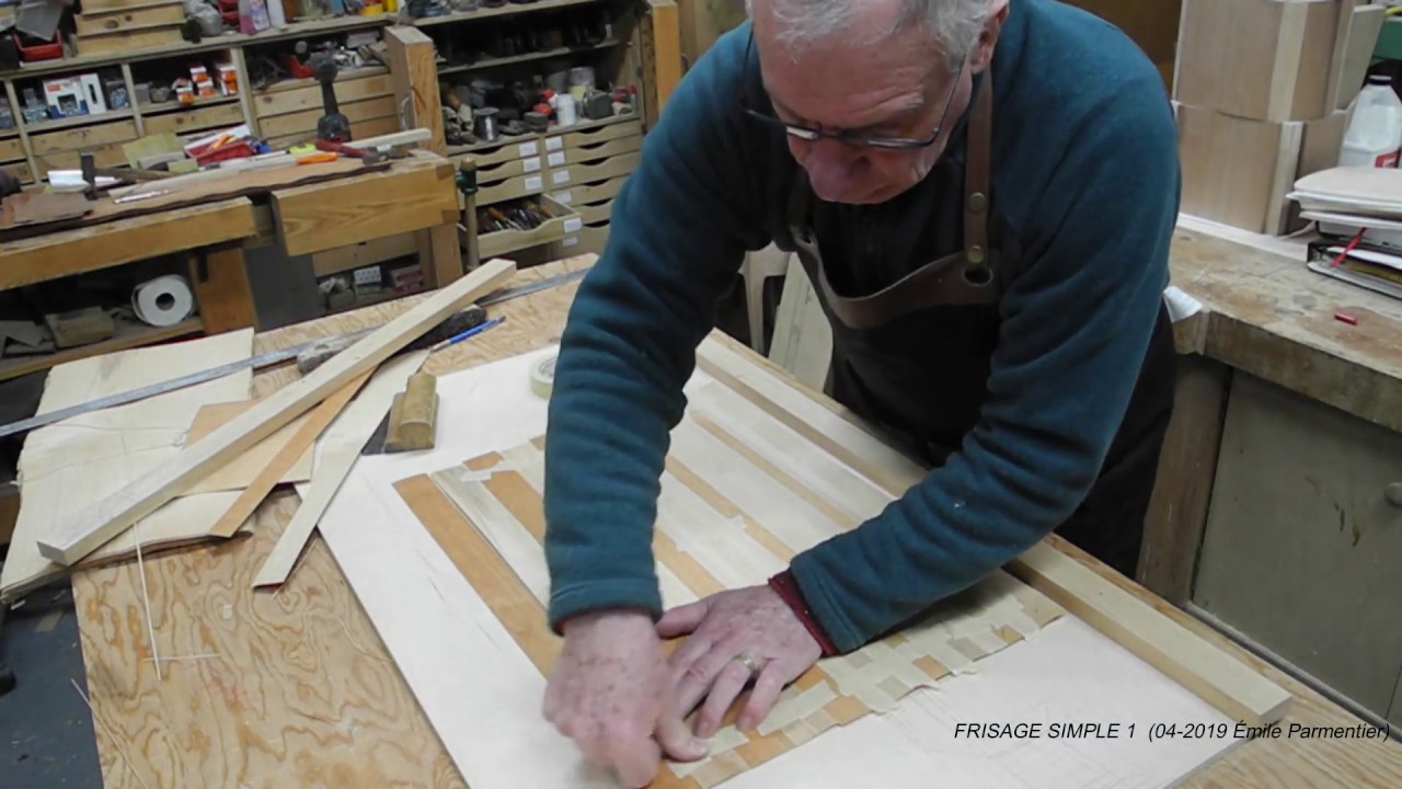 'marqueterie' Le frisage simple le damier