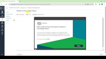 Module 5 Knowledge Check | Networking and Content Delivery | AWS Academy | AWS cloud foundations|AWS