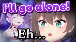 MATSURI wants to go with TOWA. BUT Towa... [ Hololive / English Sub ]