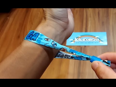 How To Remove Lollapalooza Music Festival Wristband - 2021 Edition