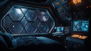 Sleep Better with Space Station White Noise | Deep Space Ambience for Focus, Relaxation & Stress